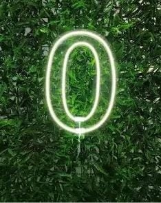 Número 0 Led 50 Cm - DECORANDO SONHOS