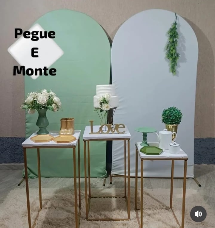 Chá de Casa Nova Verde E Branco - DECORANDO SONHOS