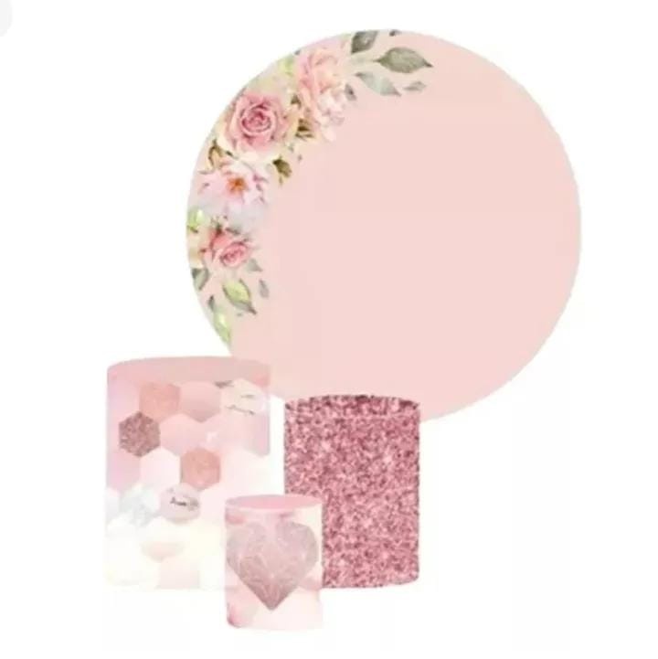 Floral / Rosa / Glitter - DECORANDO SONHOS
