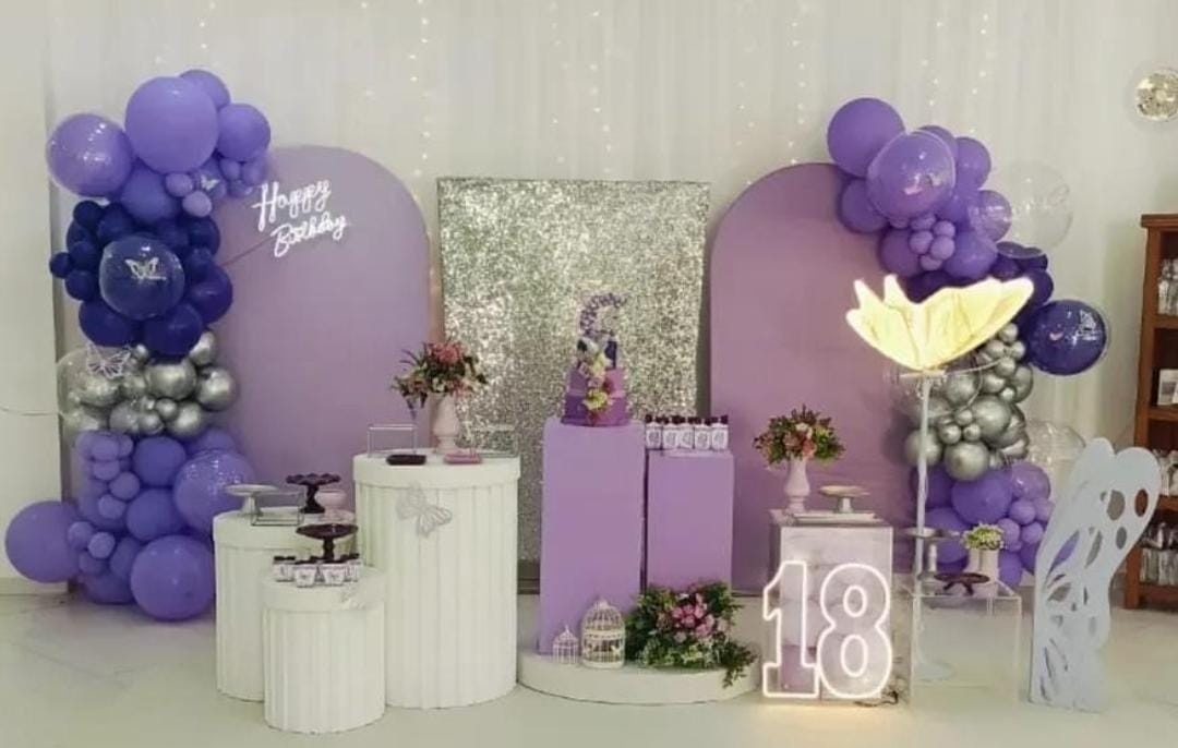 Montagem / Roxo E Lilás / Borboleta - DECORANDO SONHOS