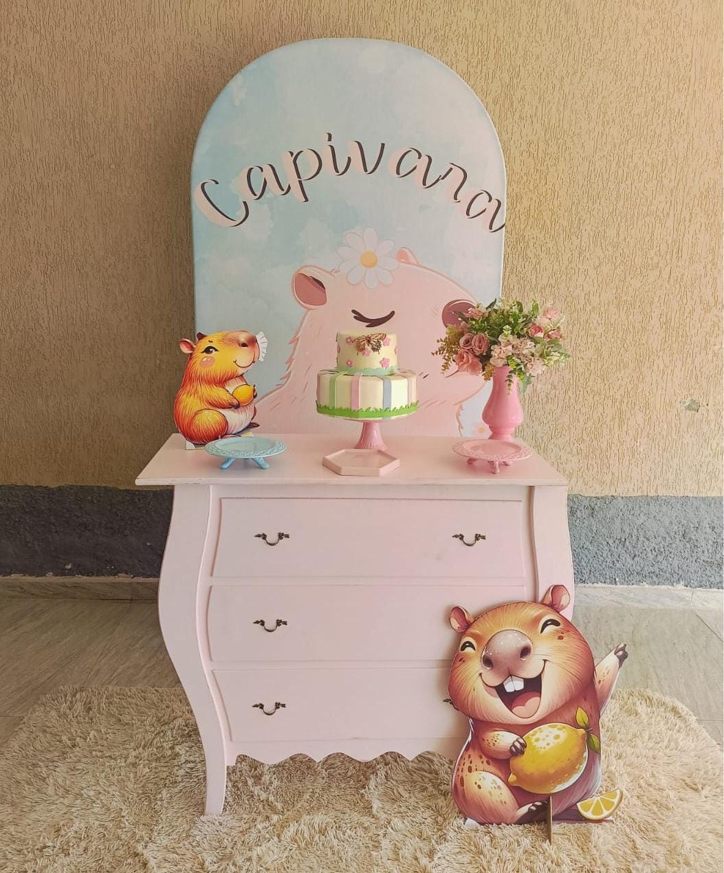 Capivara 3  - DECORANDO SONHOS