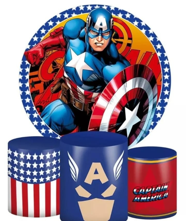 Kit Capas Capitão América - DECORANDO SONHOS