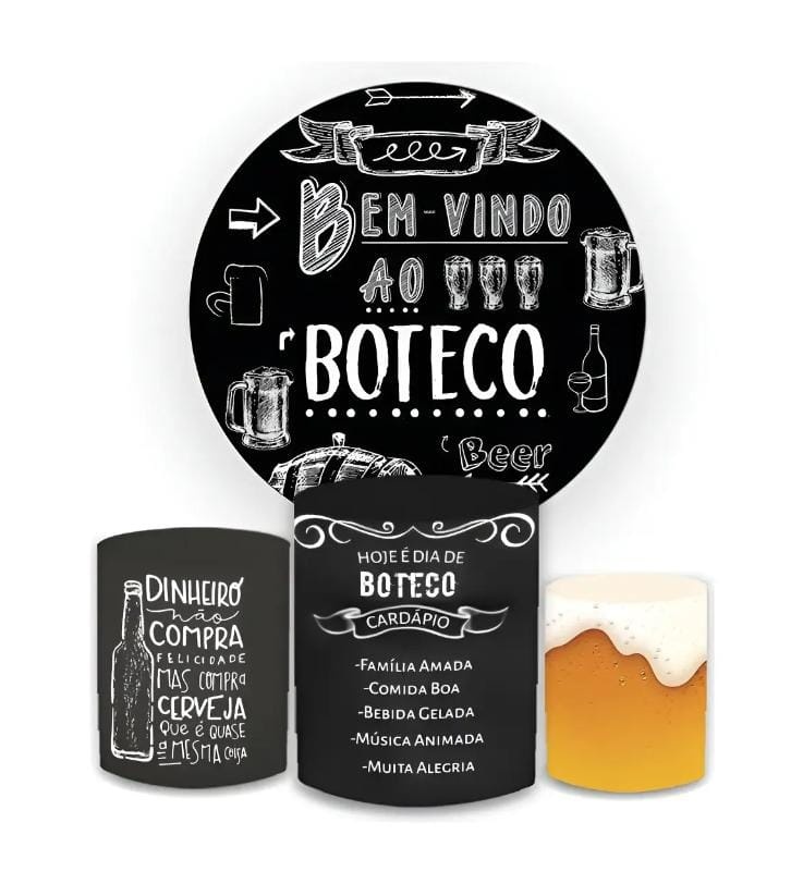 Kit Capas Boteco/Cerveja/Festa - DECORANDO SONHOS