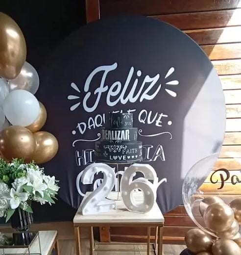 Feliz Daquele Que Tem História Para Contar / Redondo - DECORANDO SONHOS