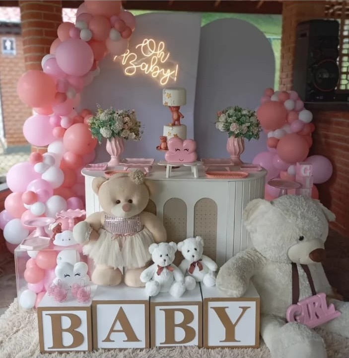 Chá de Bb Menina 1 - DECORANDO SONHOS