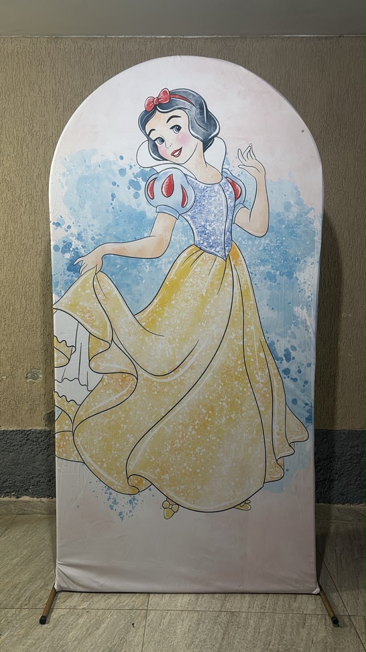 Branca de Neve Aguarela - DECORANDO SONHOS