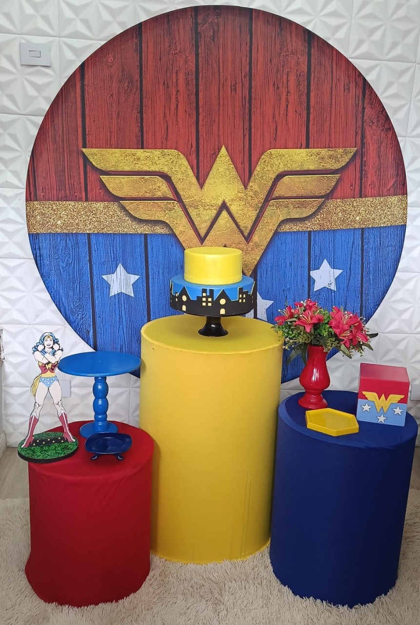 Mulher Maravilha Simbolo 1 - DECORANDO SONHOS