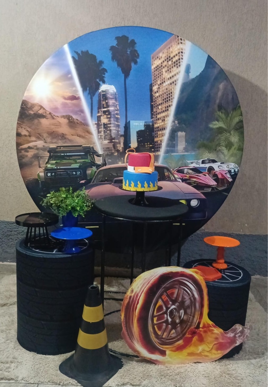 Velozes E Furiosos Kit Pegue E Monte  - DECORANDO SONHOS