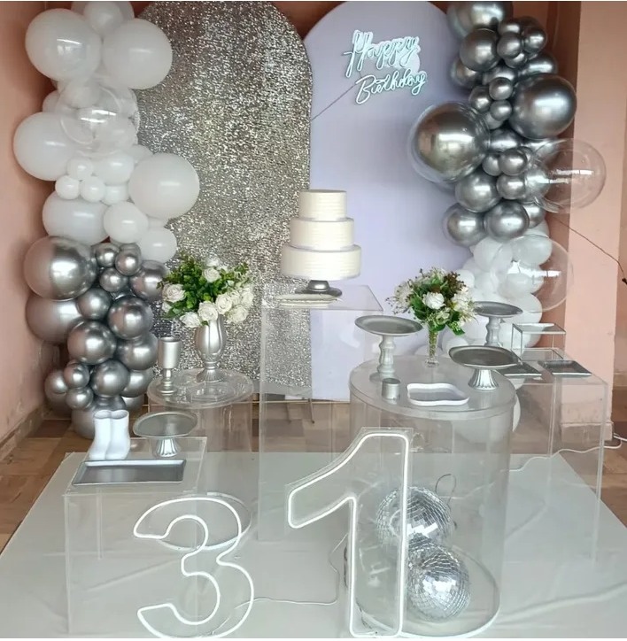Prata E Branco - DECORANDO SONHOS