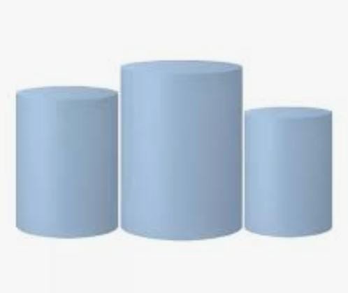 Kit Capas Azul Claro/Decoração - DECORANDO SONHOS