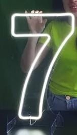 Numero 7 Led 50 Cm - DECORANDO SONHOS