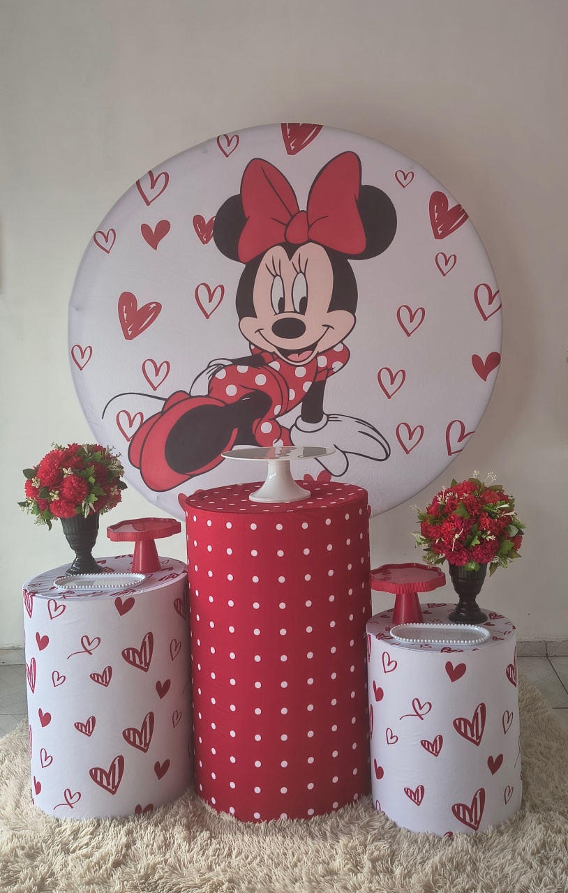 Kit Bronze Minie Vermelha Rmelha - Lucilene Festas