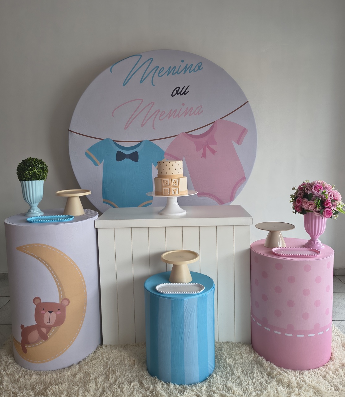 Kit Ouro Chá Revelação  - Lucilene Festas