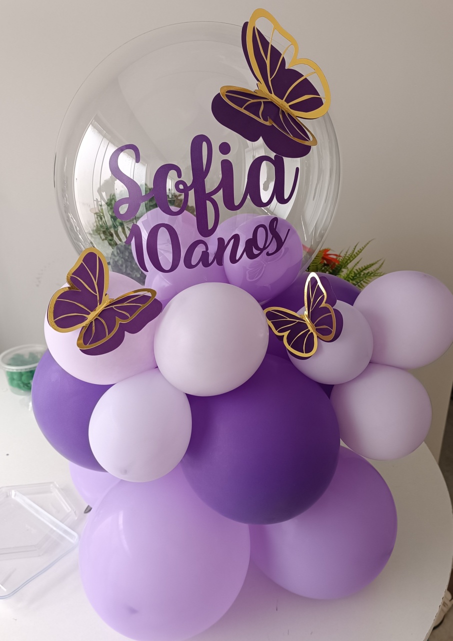 Balão Blobb Personalizado Com Nome - Colibri Festas