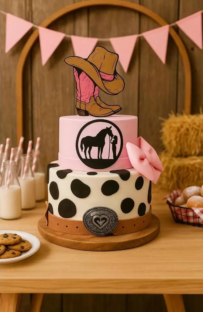 Bolo Country Menina - Colibri Festas