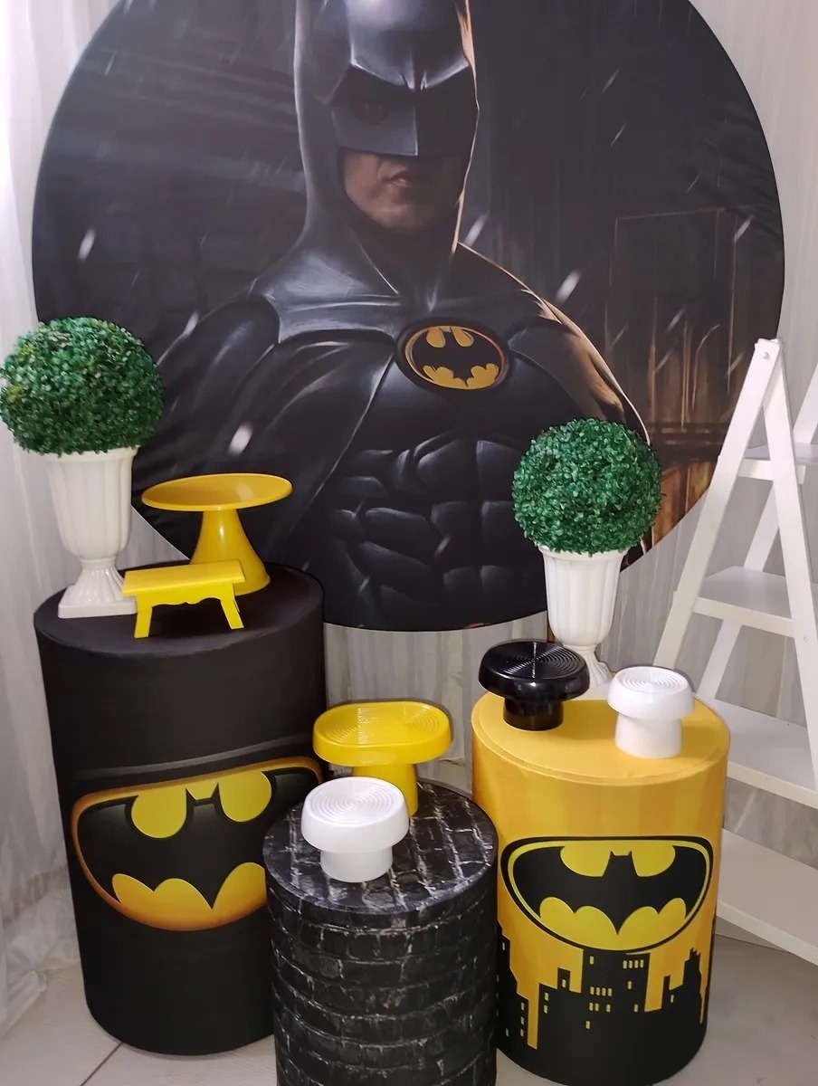 Kit Batman Amarelo  - Colibri Festas