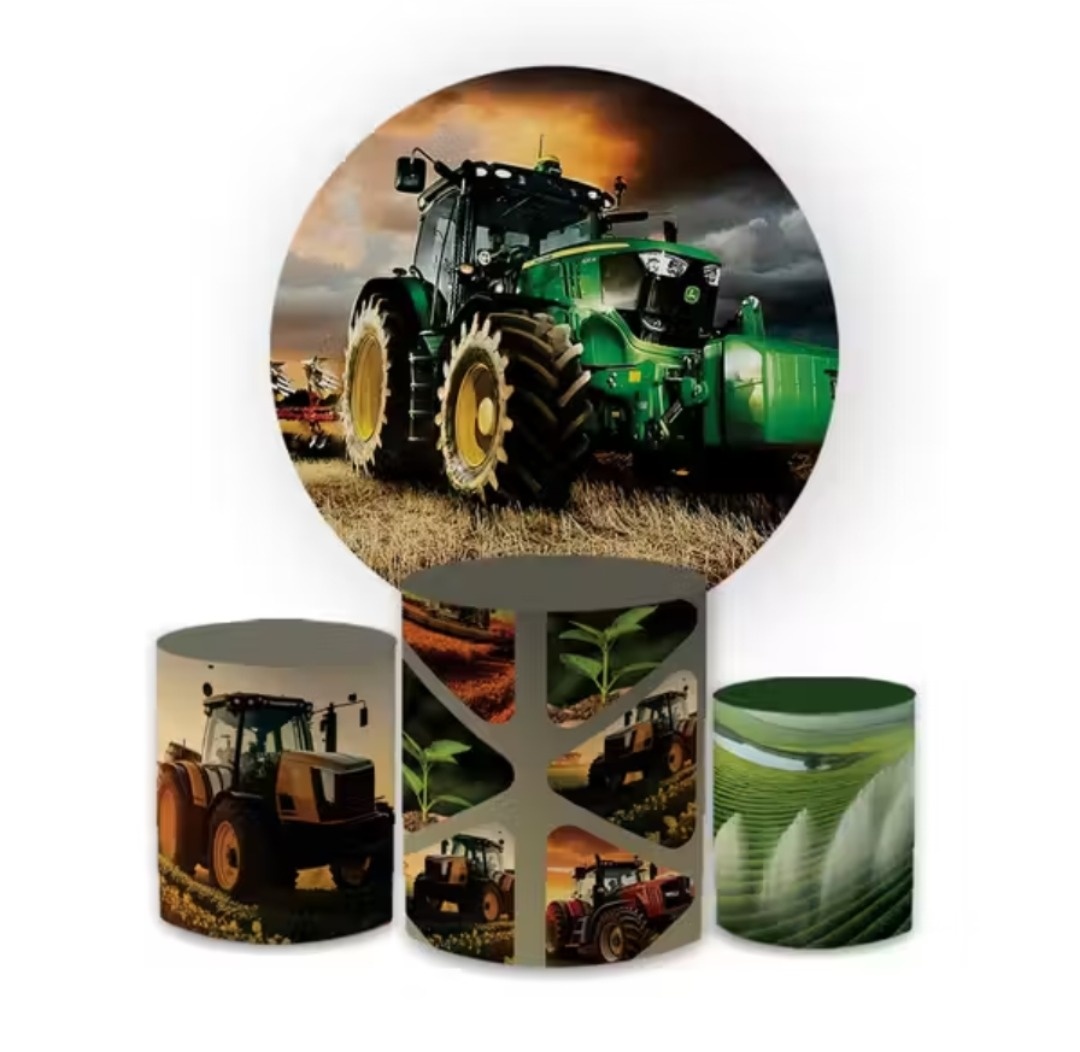 Kit Trator Verde 🚜 2 - Colibri Festas