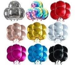 Balão Metalizados Cores A Escolher  - Colibri Festas