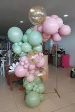 Arco de Balão Desconstruido Luxo 2,5 Mt - Colibri Festas
