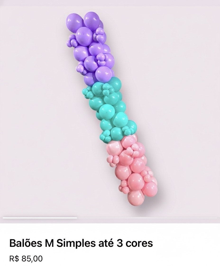Balões M Simples - Celebrart