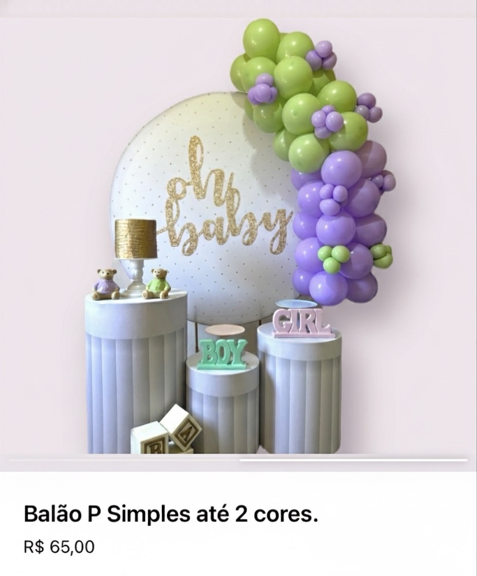 Balão P  - Celebrart