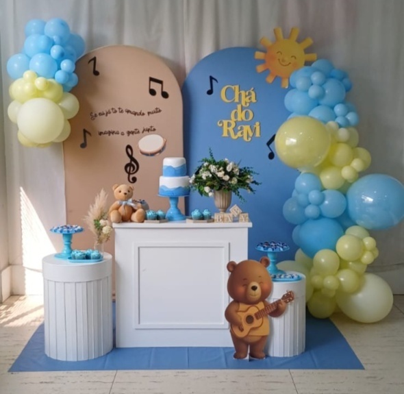 Ursinho Pagodeiro - Kit Pegue E Monte - Luci_rodrigues_decorações