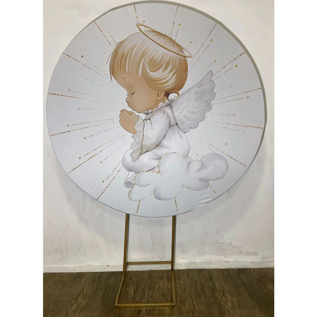 Batizado - Painel Redondo - Luci_rodrigues_decorações