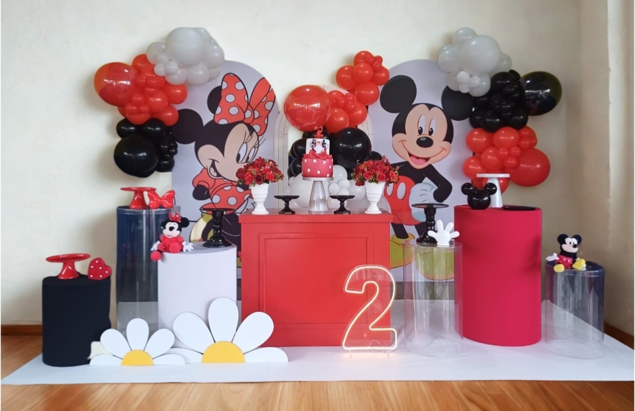 Mickey E Minnie Clássicos - Kit Pegue E Monte - Luci_rodrigues_decorações