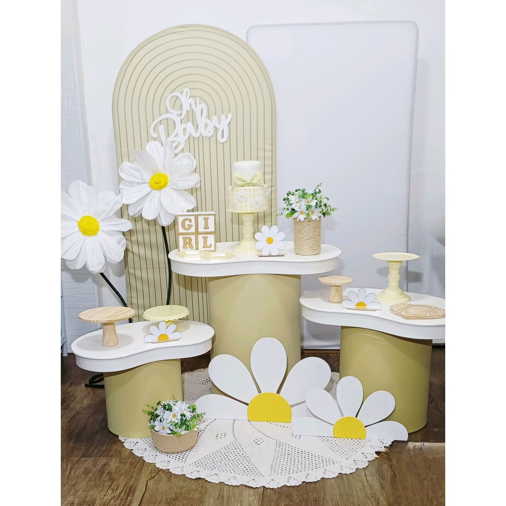Margaridas - Kit Pegue E Monte - Luci_rodrigues_decorações
