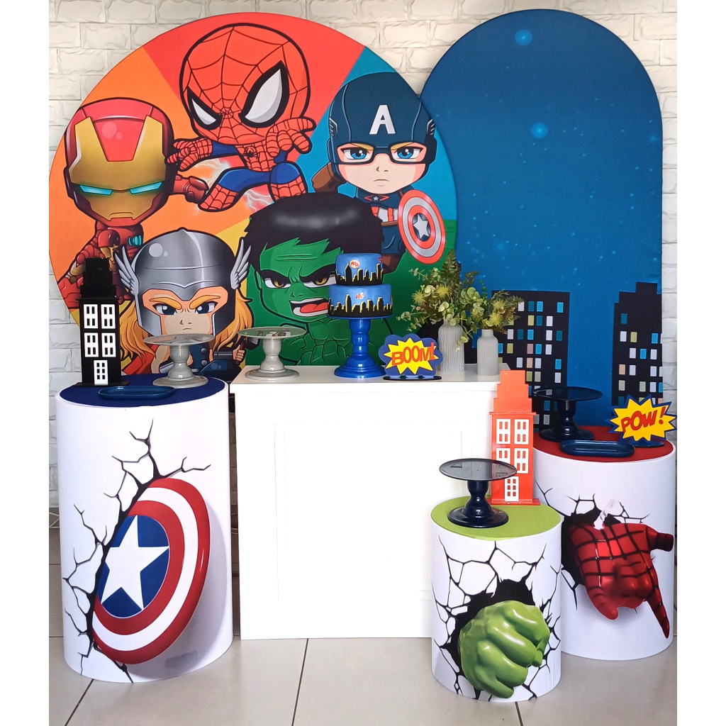 Herois Baby - Kit Pegue E Monte - Luci_rodrigues_decorações