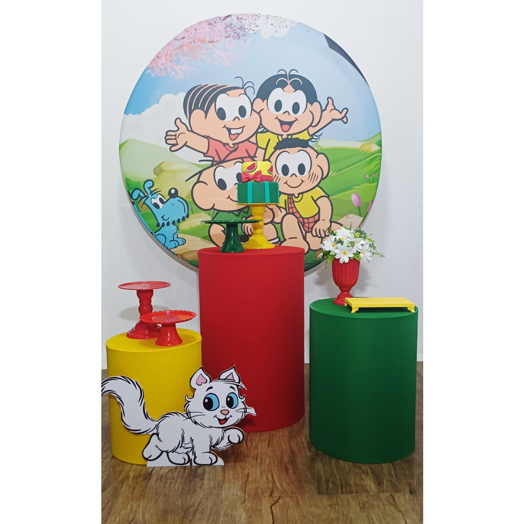 Turma da Mônica - Kit Pegue E Monte - Luci_rodrigues_decorações