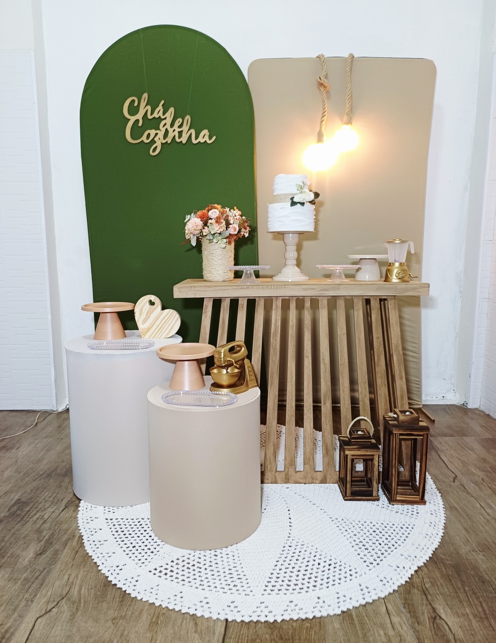 Chá de Cozinha Rústico - Kit Pegue E Monte - Luci_rodrigues_decorações