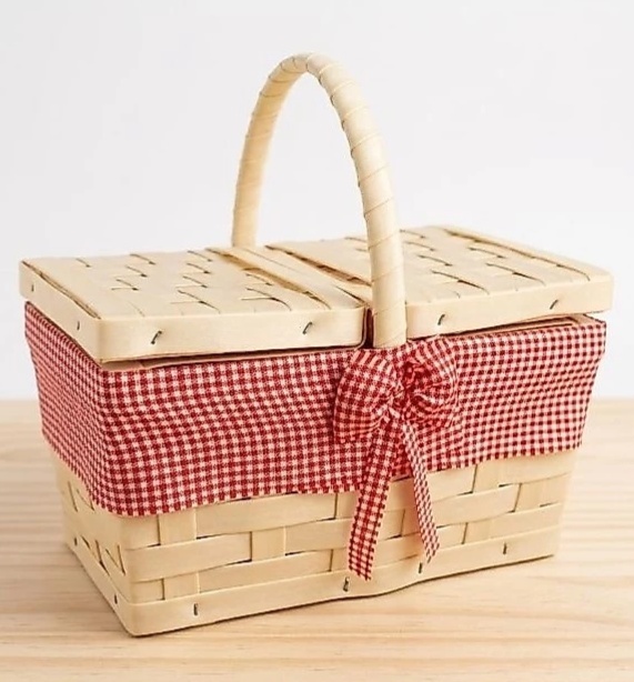 Cesta de Piquenique (Pequena) - Luci_rodrigues_decorações