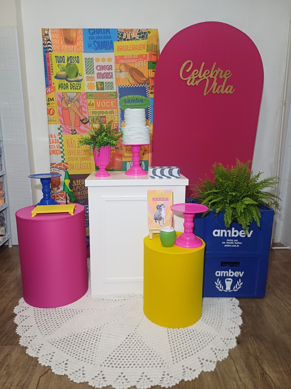 Brasilidades Tropical - Kit Pegue E Monte - Luci_rodrigues_decorações