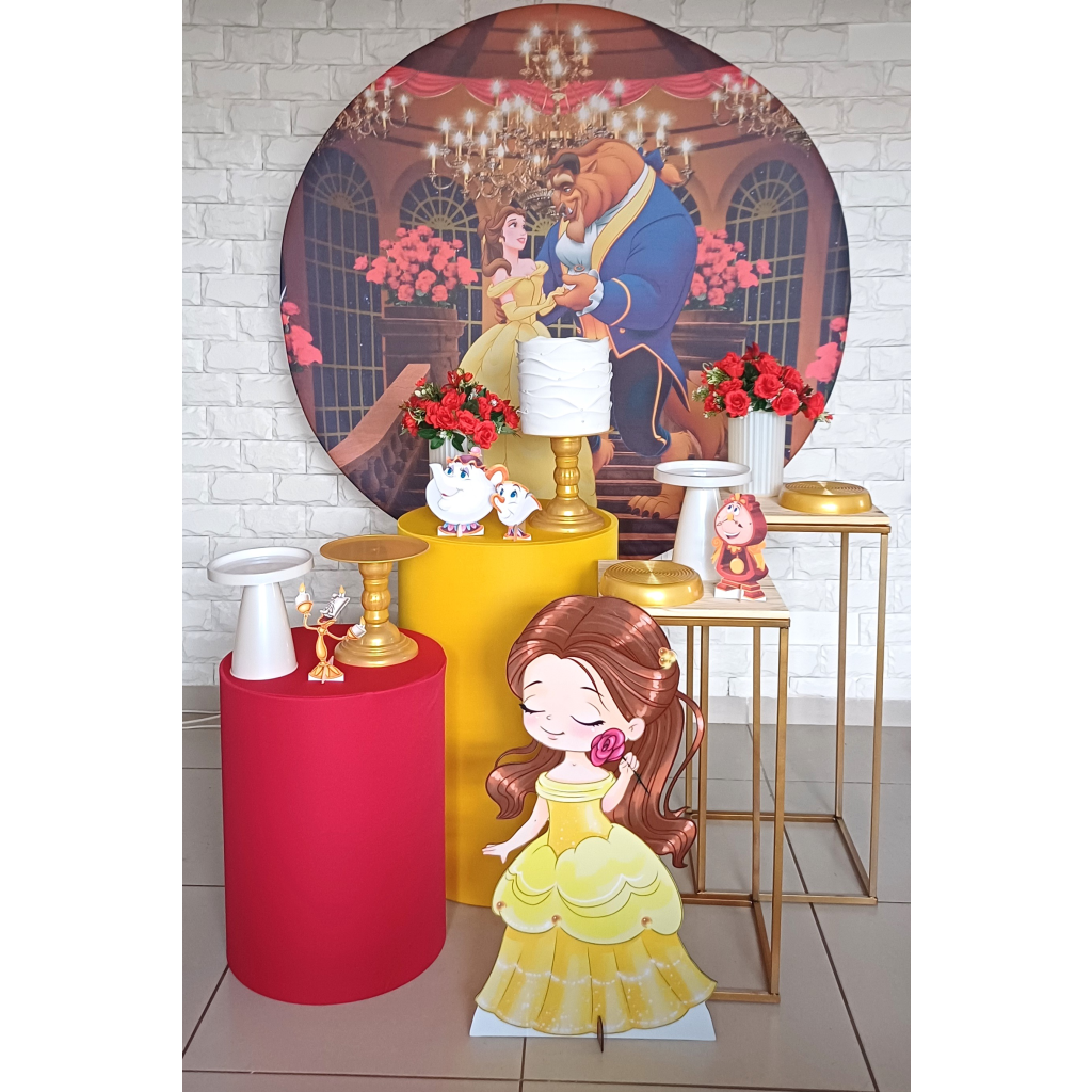 Bela E A Fera - Kit Pegue E Monte - Luci_rodrigues_decorações