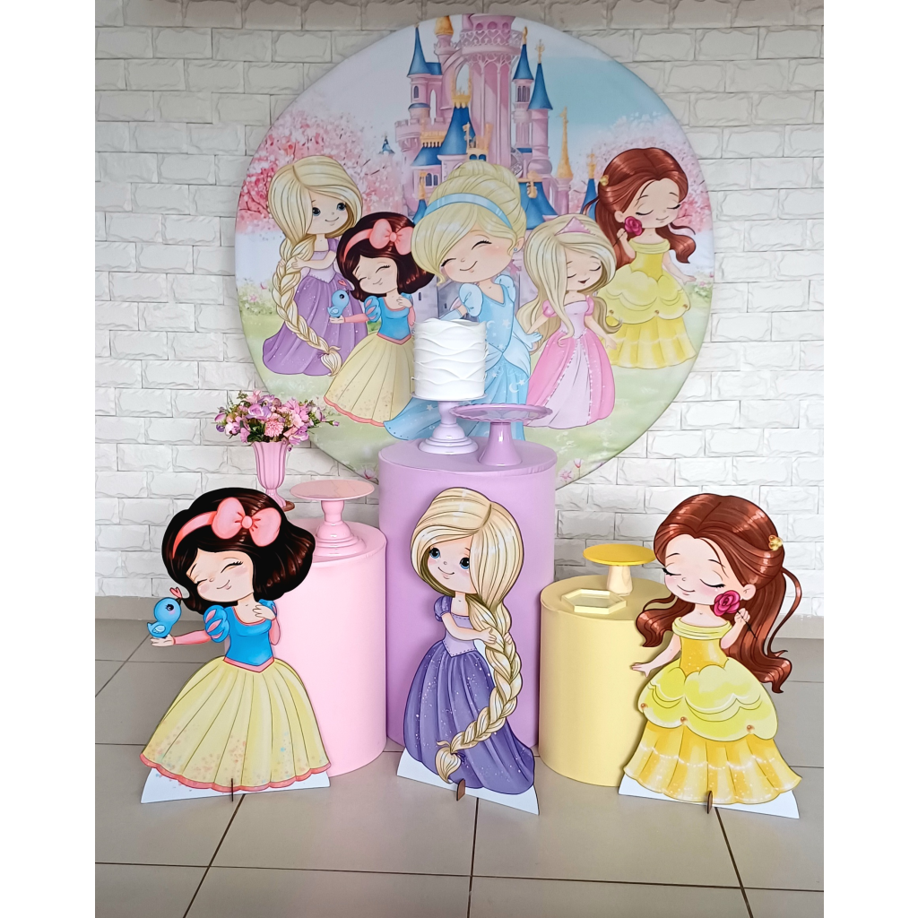 Princesas - Kit Pegue E Monte - Luci_rodrigues_decorações