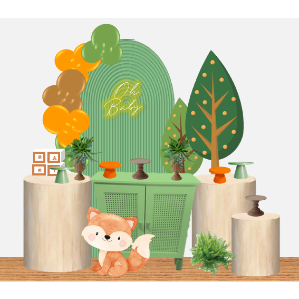 Chá de Bebê Rapozinha - Luci_rodrigues_decorações