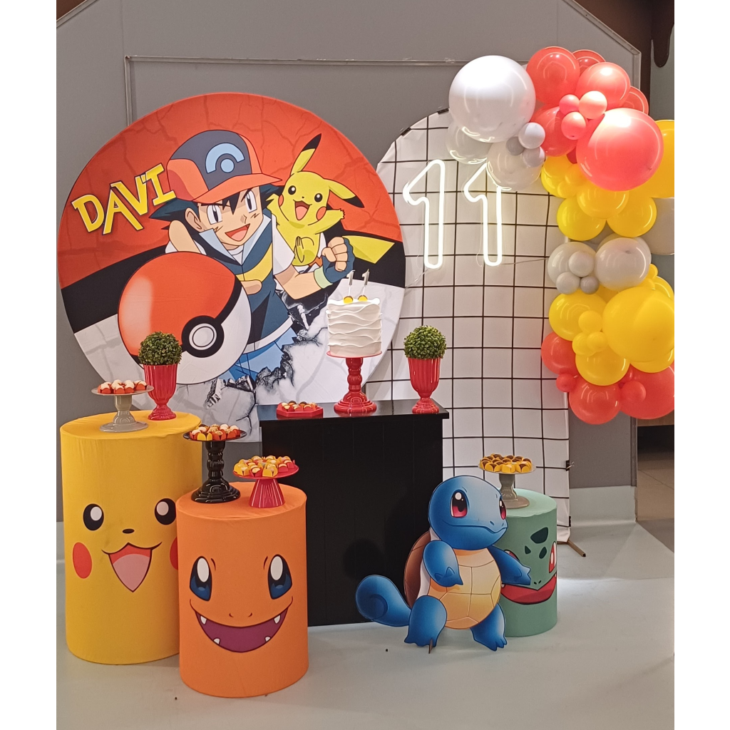 Pokemon - Kit Pegue E Monte - Luci_rodrigues_decorações
