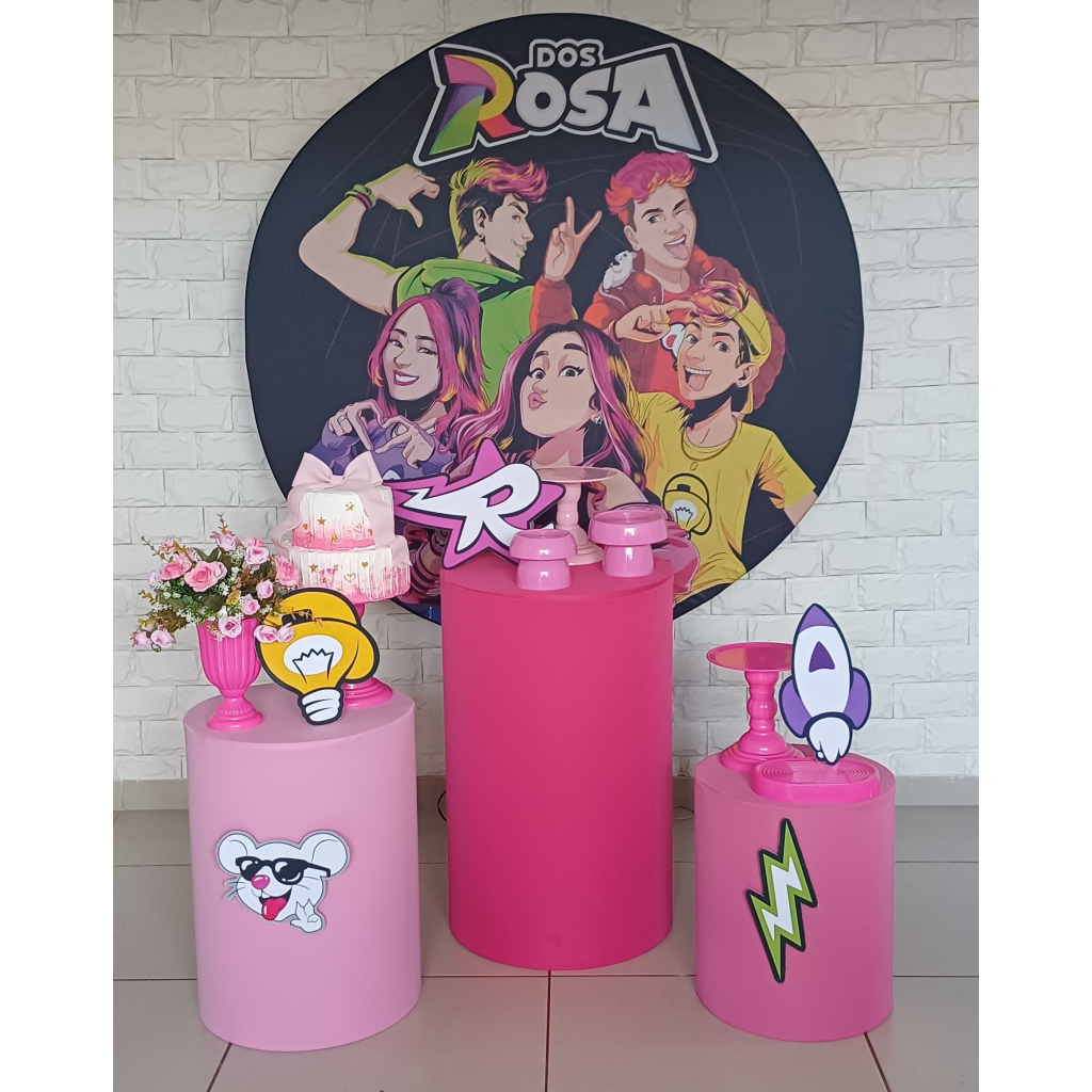 Os Rosas - Kit Pegue E Monte - Luci_rodrigues_decorações