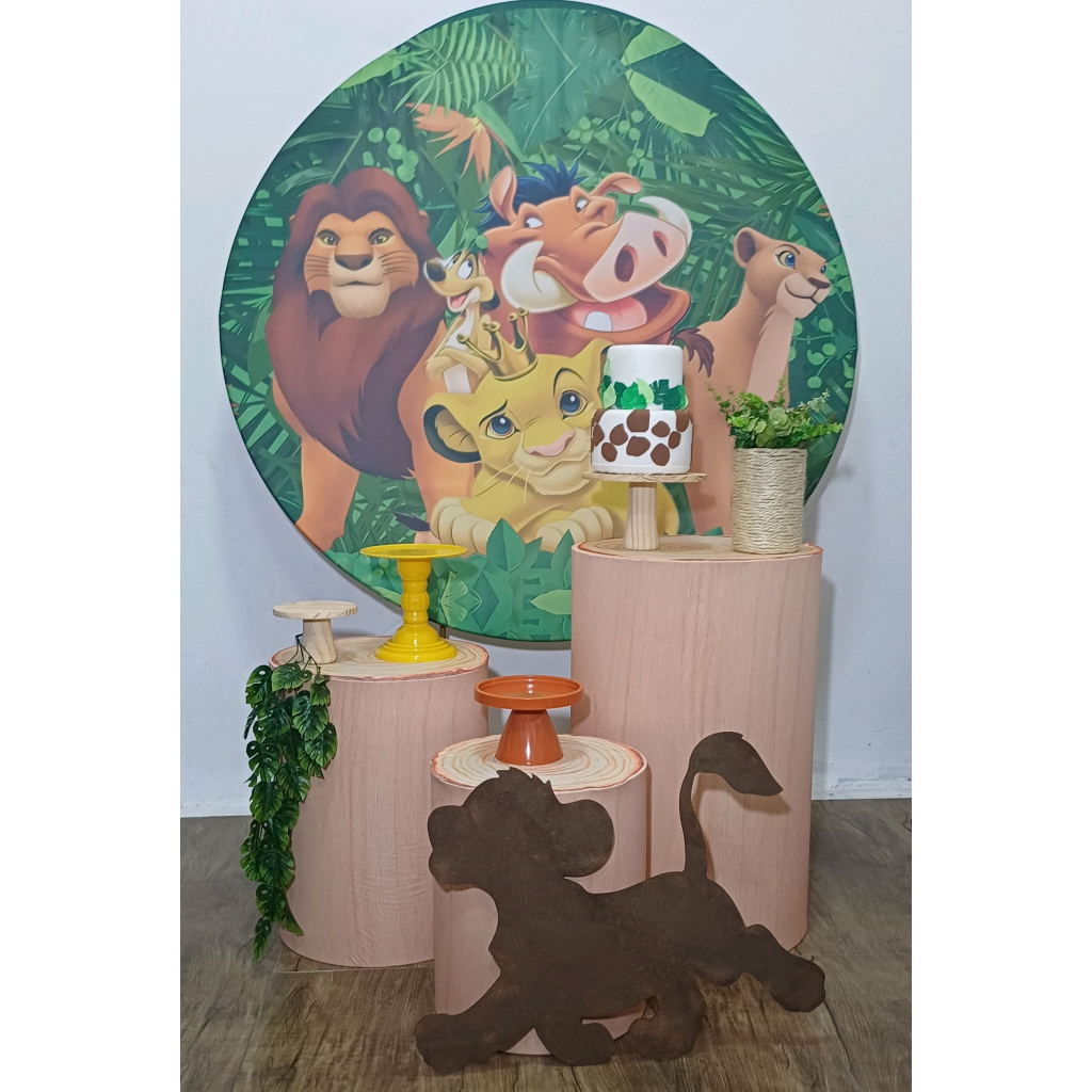 Rei Leão - Kit Pegue E Monte - Luci_rodrigues_decorações