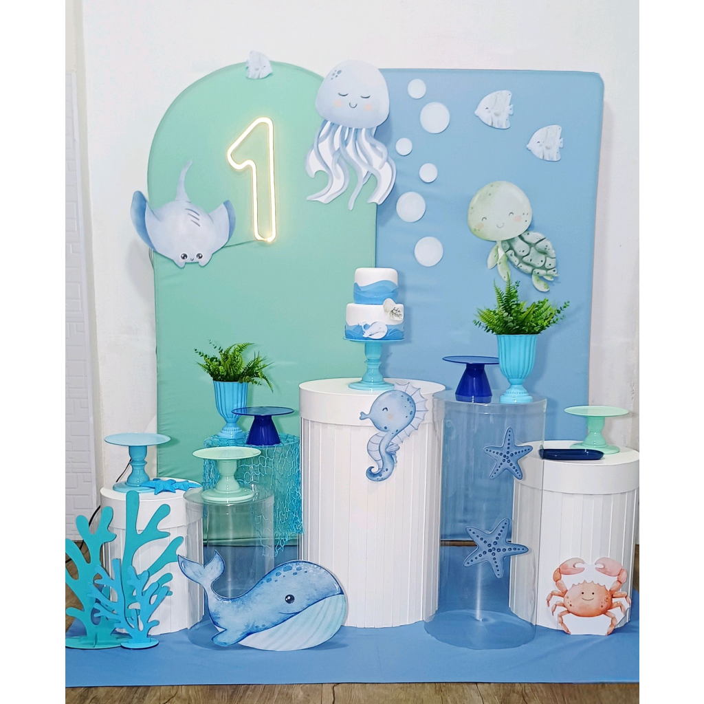Fundo Do Mar - Kit Pegue E Monte - Luci_rodrigues_decorações