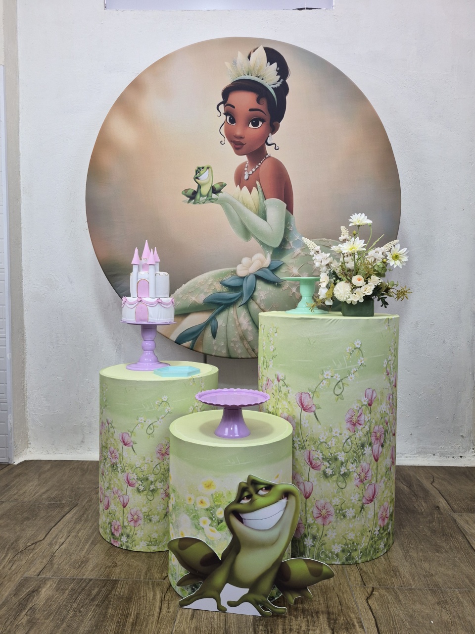 Princesa Tiana - Kit Pegue E Monte - Luci_rodrigues_decorações