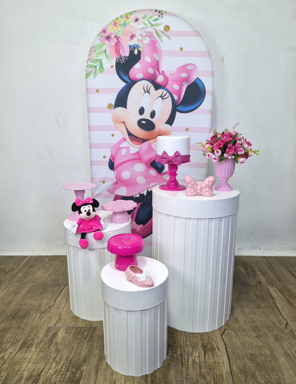 Minnie Pink - Kit Pegue E Monte - Luci_rodrigues_decorações