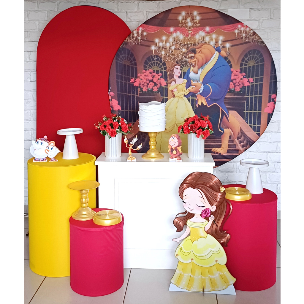 Bela E A Fera - Kit Pegue E Monte - Luci_rodrigues_decorações