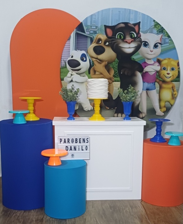 Talking Tom - Kit Pegue E Monte - Luci_rodrigues_decorações