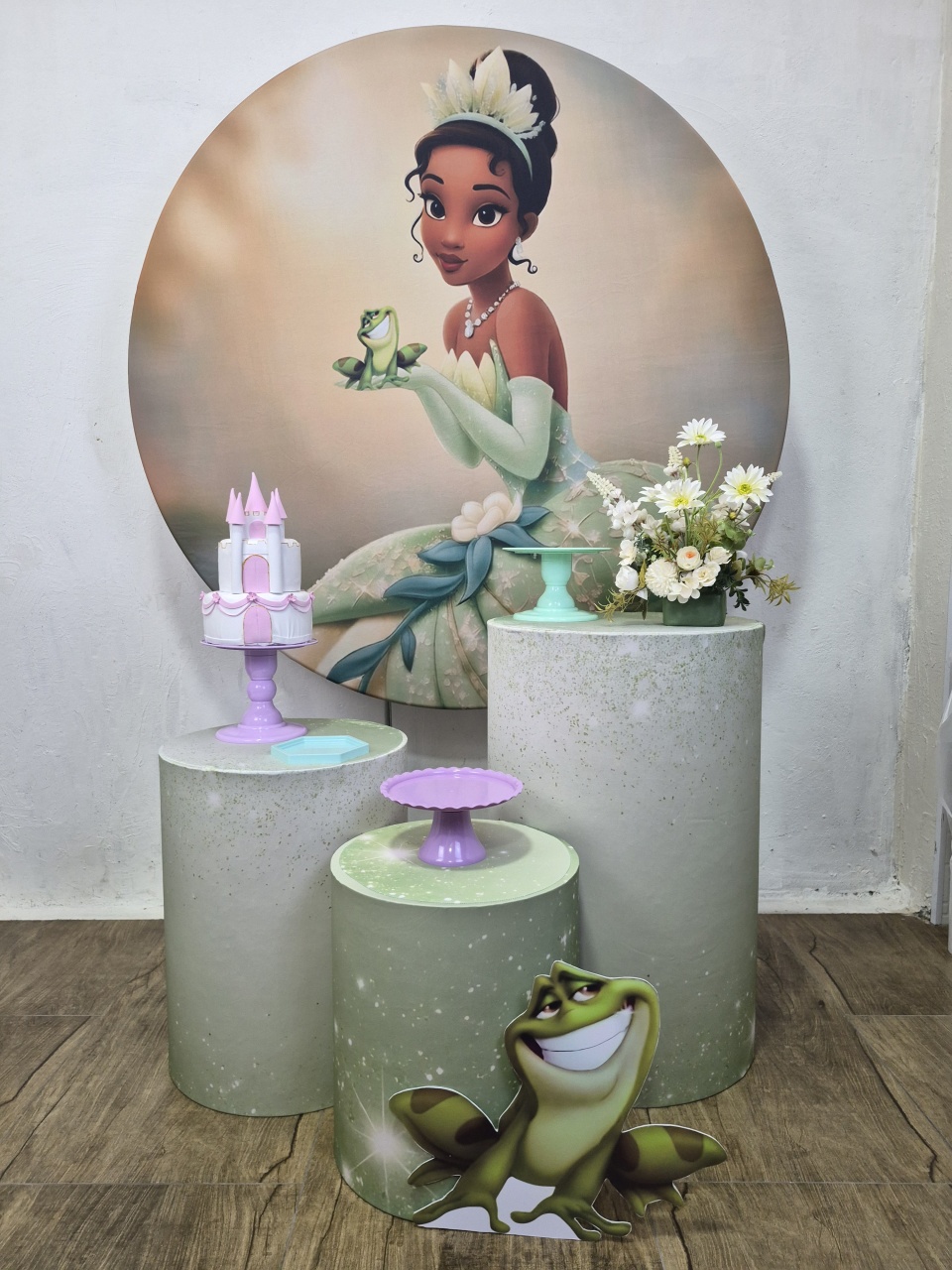 Princesa Tiana Ii - Kit Pegue E Monte - Luci_rodrigues_decorações
