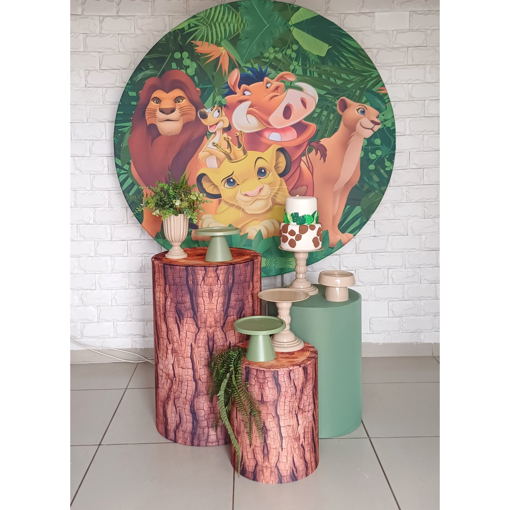 Rei Leão - Kit Pegue E Monte - Luci_rodrigues_decorações