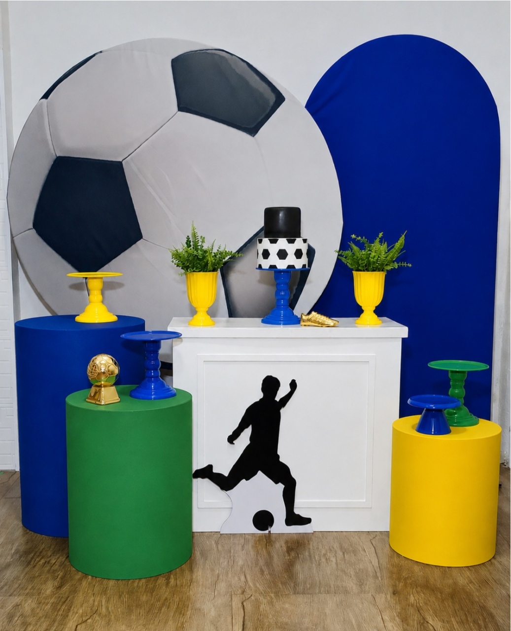 Futebol Brasileiro - Kit Pegue E Monte - Luci_rodrigues_decorações