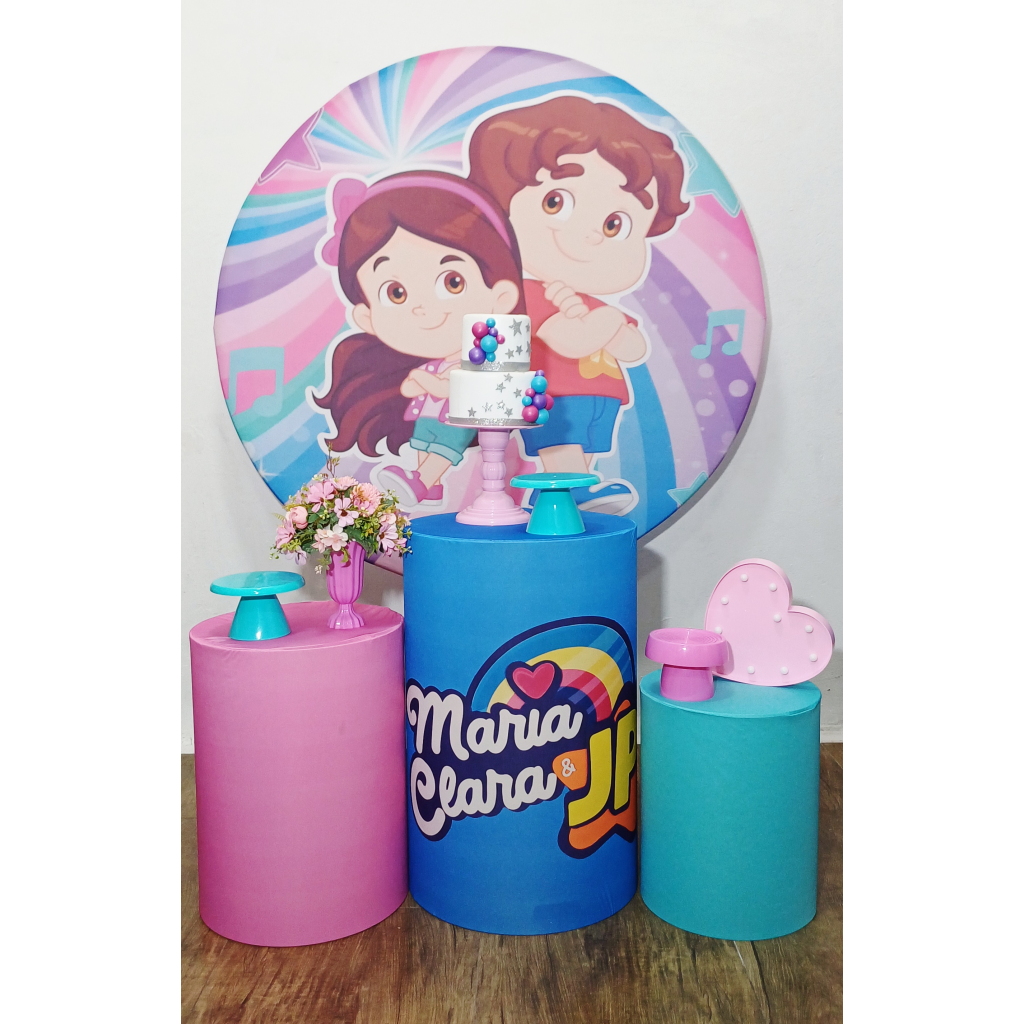Maria Clara E Jp - Kit Pegue E Monte - Luci_rodrigues_decorações