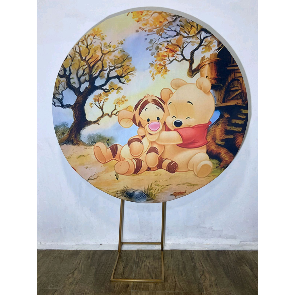 Pooh - Painel Redondo - Luci_rodrigues_decorações